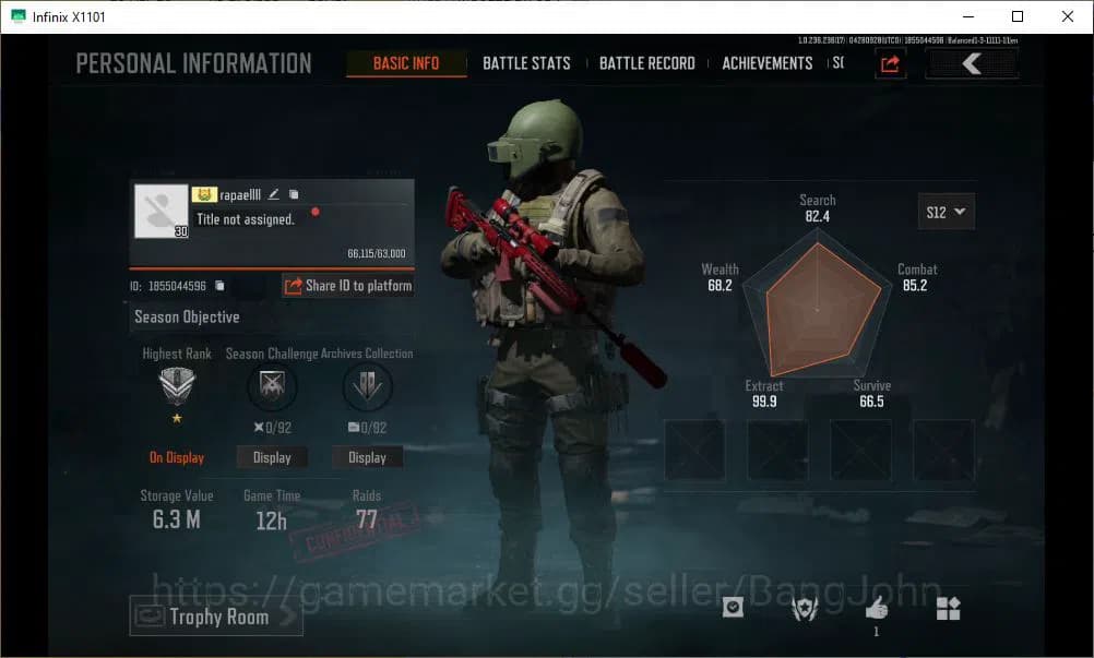 Arena Breakout Accounts MOBILE Lvl 30 |SV 6,3M |CV 5,2 M|MORE SKIN MORE DE image 1