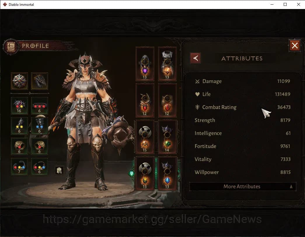 Diablo Immortal Accounts SEA-Verathiel|Can,t move server|Lv60 (543)| Barbar image 2