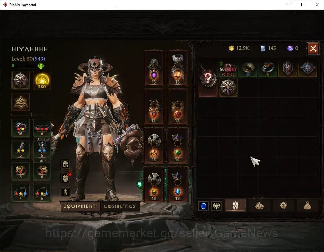 Diablo Immortal Accounts SEA-Verathiel|Can,t move server|Lv60 (543)| Barbar image 4