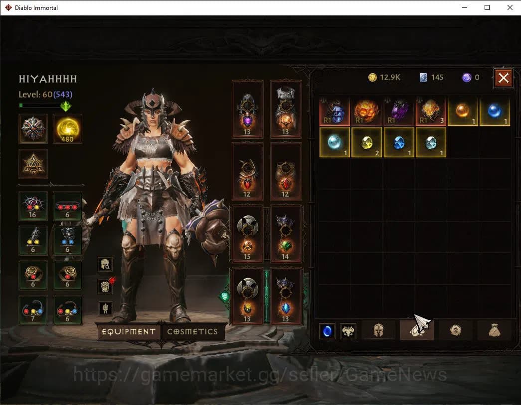 Diablo Immortal Accounts SEA-Verathiel|Can,t move server|Lv60 (543)| Barbar image 5