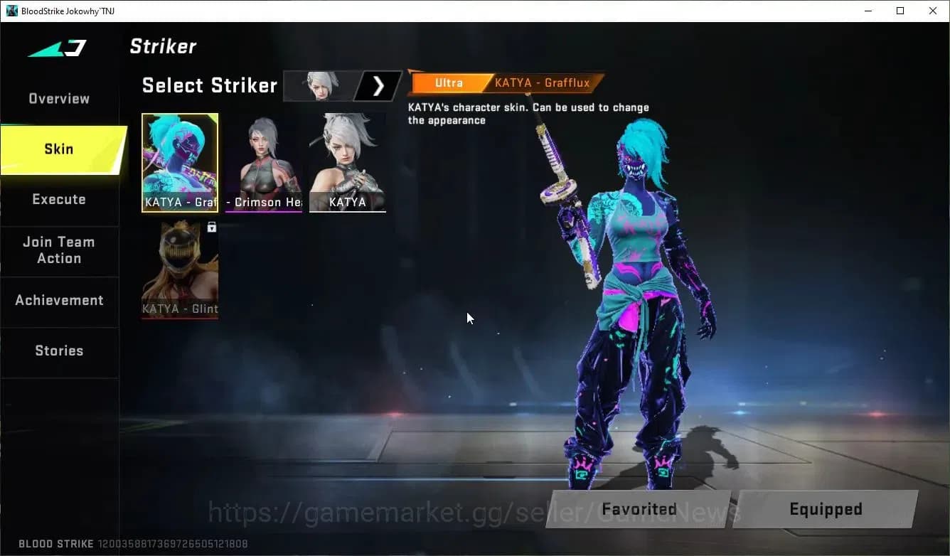 Blood Strike Accounts ASIA|Collab 7DS QBZ95,EVA-SCAR+8 ULTRA[Katya-Flux, image 3
