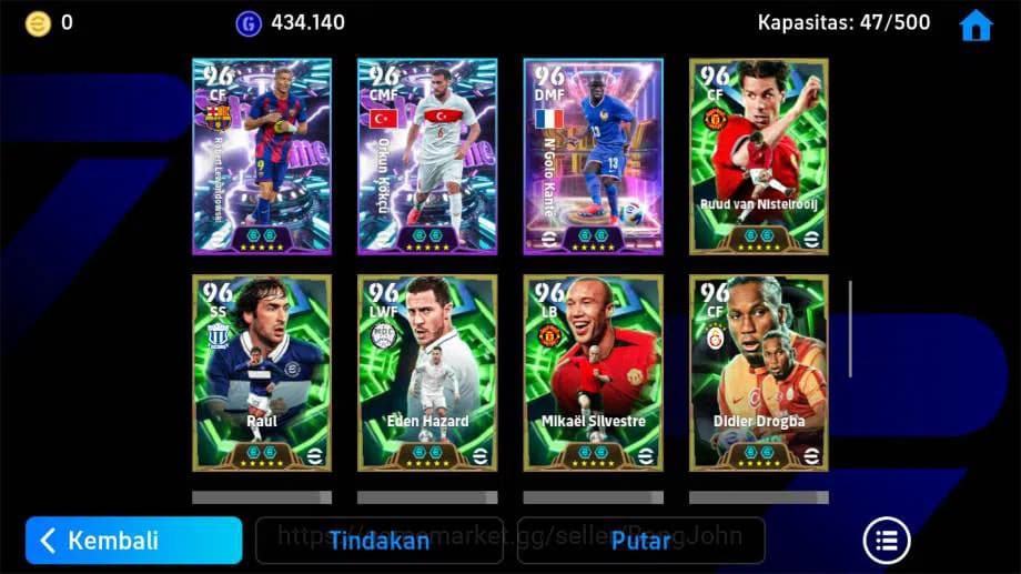 eFootball Accounts power 3229 | messi MSN, thuram epic, del piero epi image 6