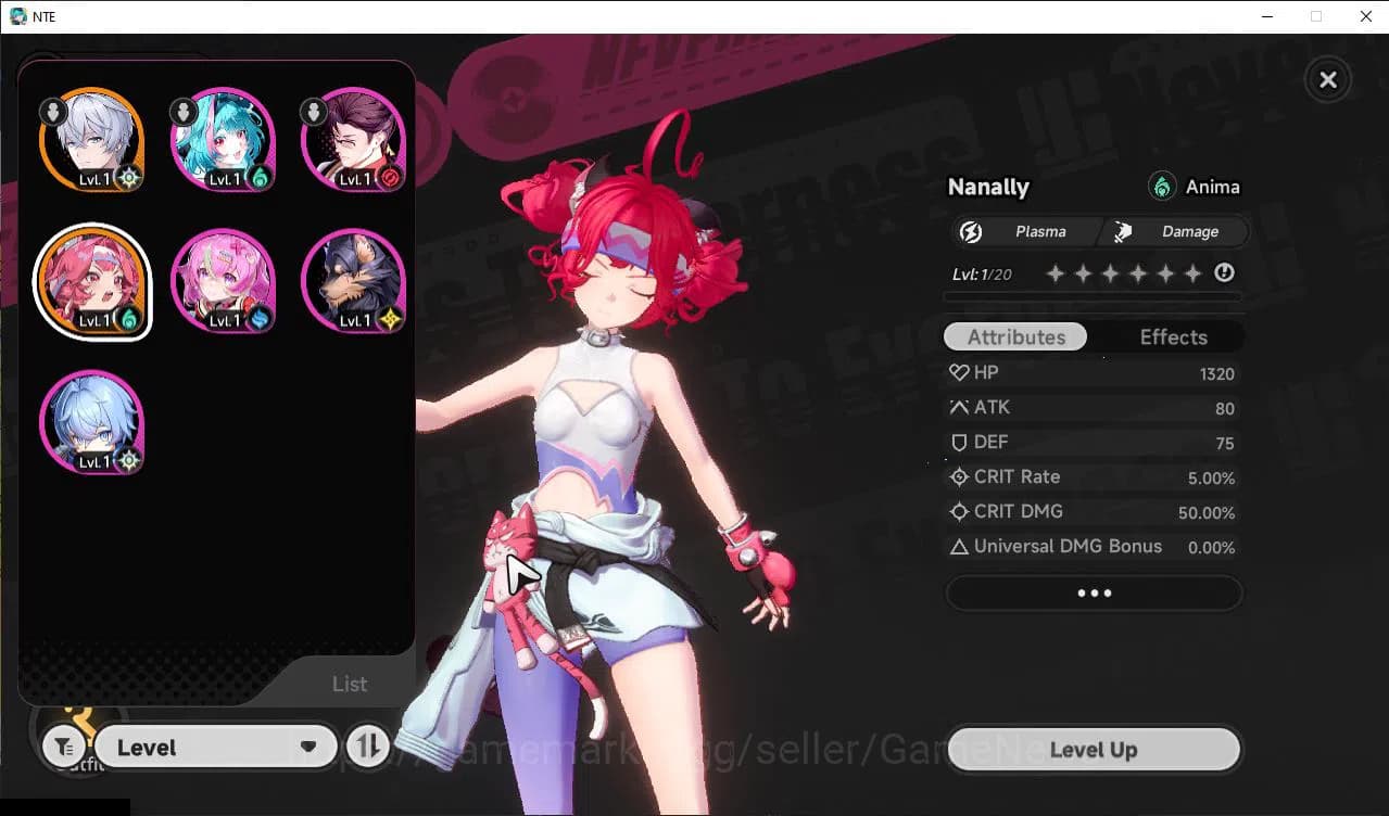 Neverness to Everness Accounts GLOBAL NA|HL 3| 1 SSR Limited Nanally A1+Skin |5 S image 1