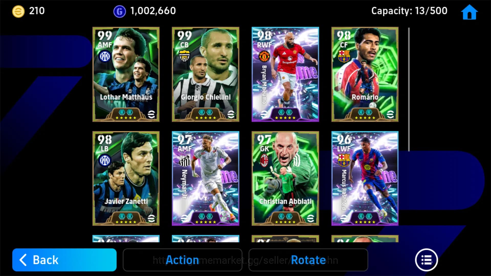 eFootball Accounts "Power 3177 | Romario Epic DB | Bryan Mbeumo Show image 3