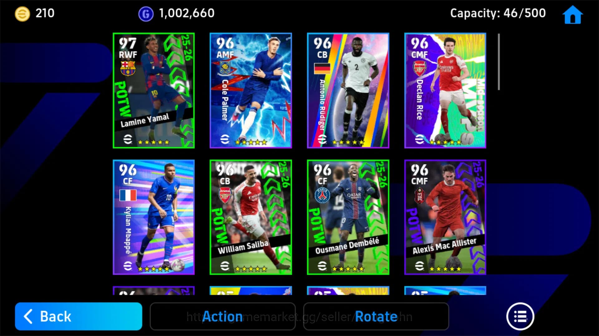 eFootball Accounts "Power 3177 | Romario Epic DB | Bryan Mbeumo Show image 5