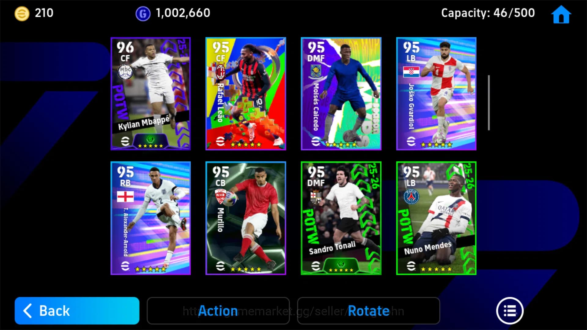 eFootball Accounts "Power 3177 | Romario Epic DB | Bryan Mbeumo Show image 6