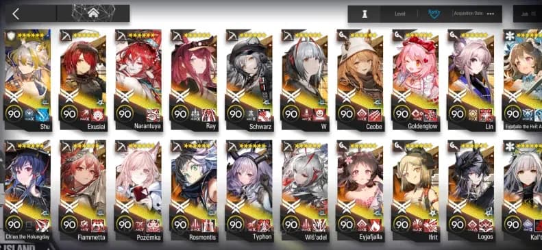Arknights Accounts Lvl 120|340 OP 190 Skins|22 Limited Operator + 130 image 3