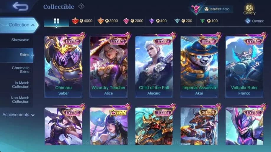 Mobile Legends: Bang Bang Accounts Global|Hero 129|Skin 307|Exalted|Legend Gusion|CC image 11