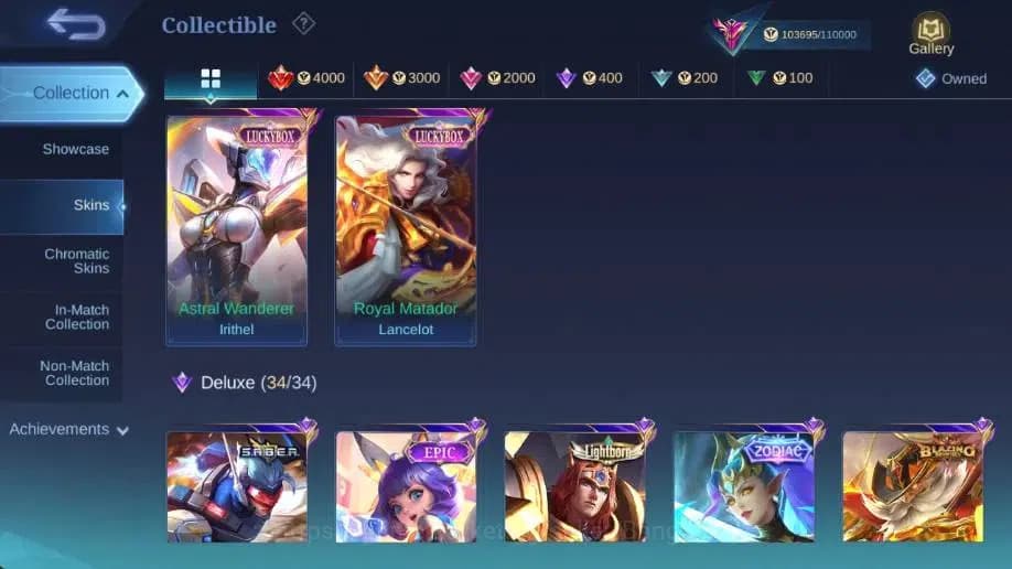 Mobile Legends: Bang Bang Accounts Global|Hero 129|Skin 307|Exalted|Legend Gusion|CC image 13