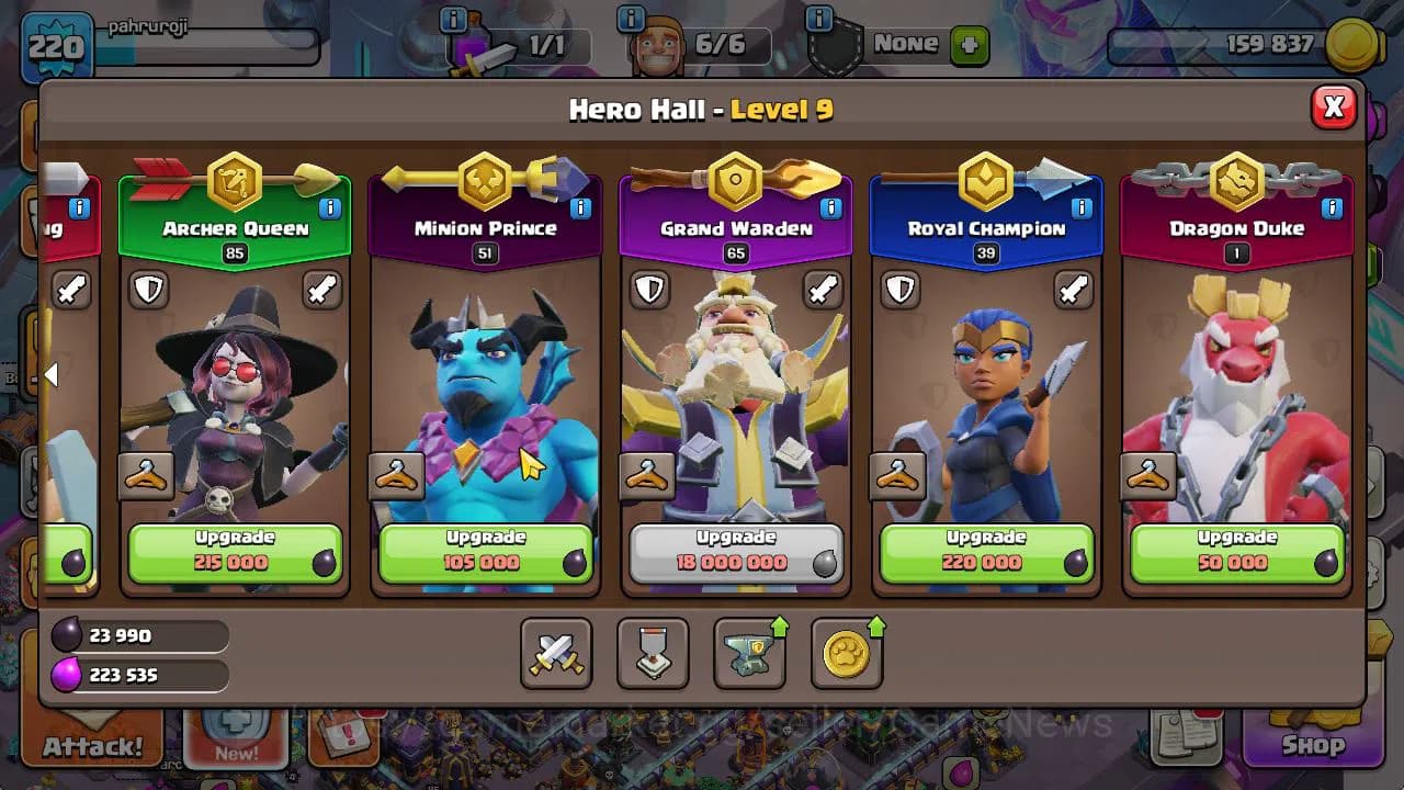 Clash of Clans Accounts TH 15-BH 10|Limited Skin|LV 220|HH 9|BK 81,AQ 85,G image 8
