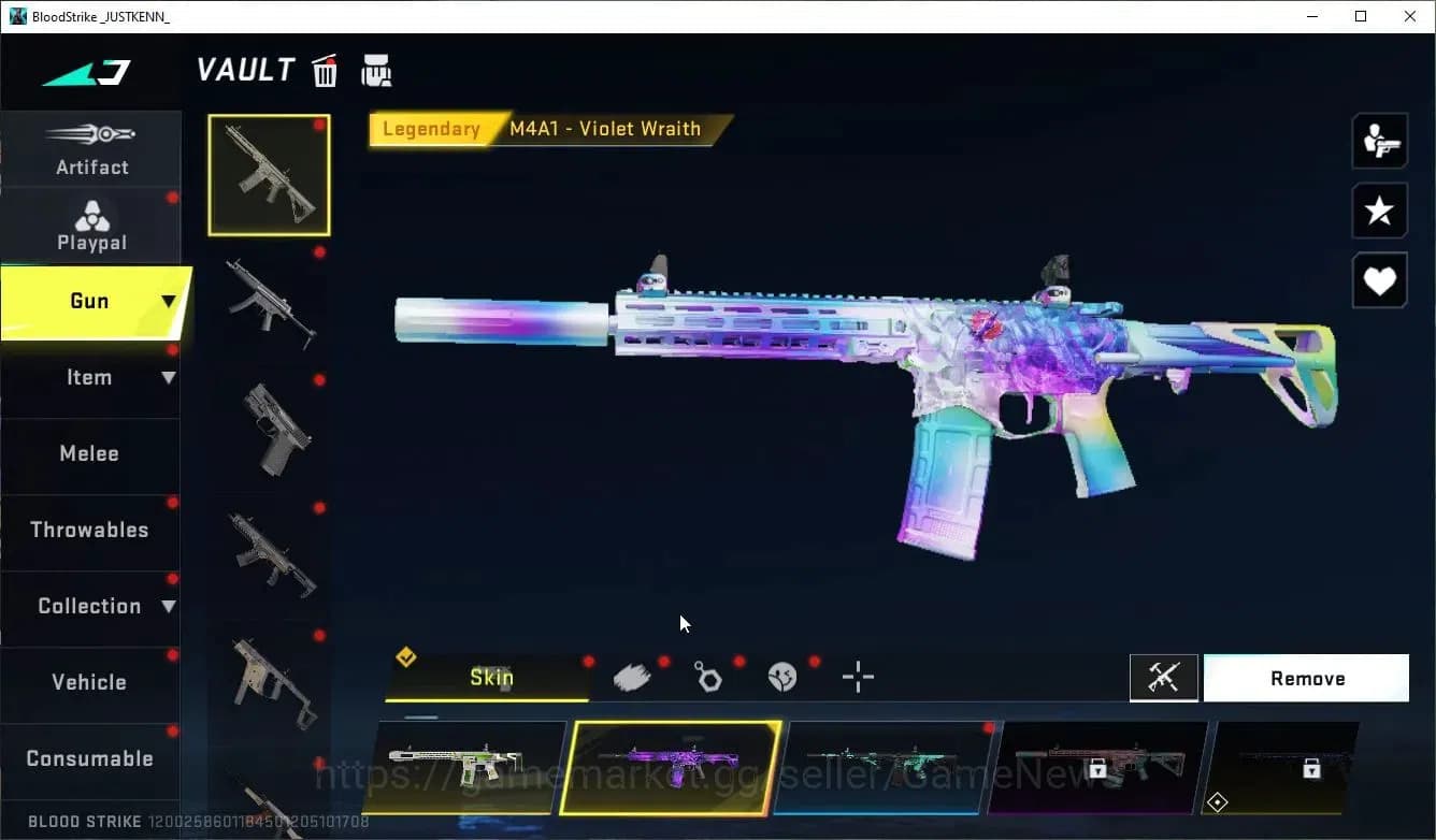 Blood Strike Accounts ASIA|ETERNAL Lv2 M700-Retribution+2 ULTRA Origin12 image 11