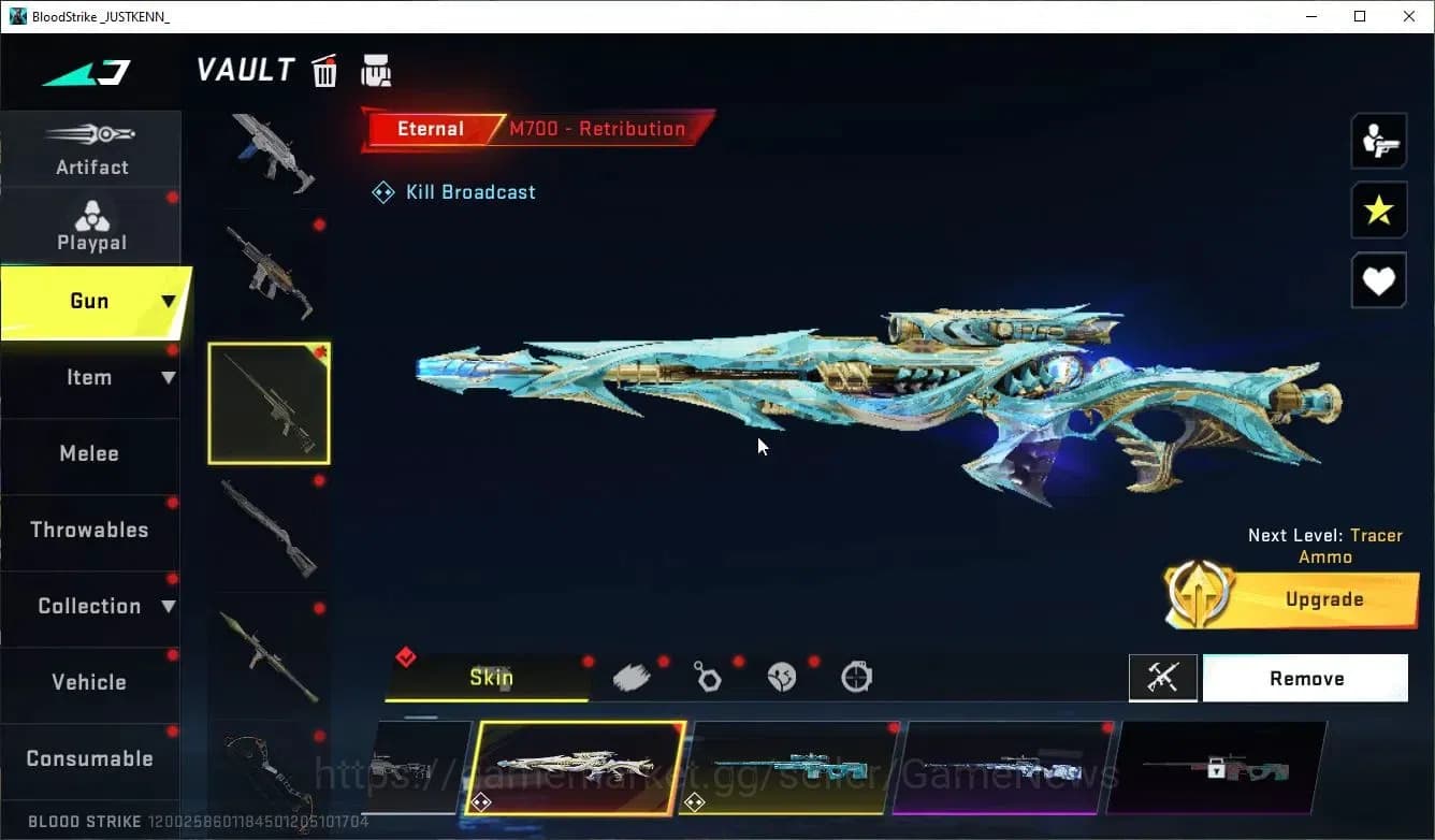 Blood Strike Accounts ASIA|ETERNAL Lv2 M700-Retribution+2 ULTRA Origin12 image 7
