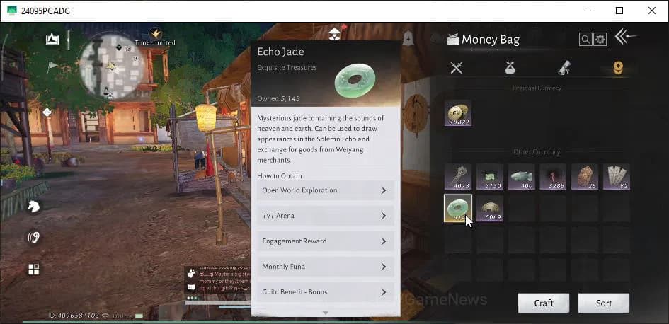 Where Winds Meet Accounts GLOBAL|Lv 87|GS 21K|5,1K Jade|Abyss Conqueror|Stra image 9