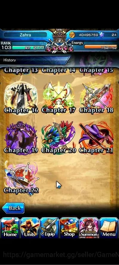 Grand Summoners Accounts Global|Rank 103|1 Sp Art|25 Ascend+11 TW|[Inumuta, image 12