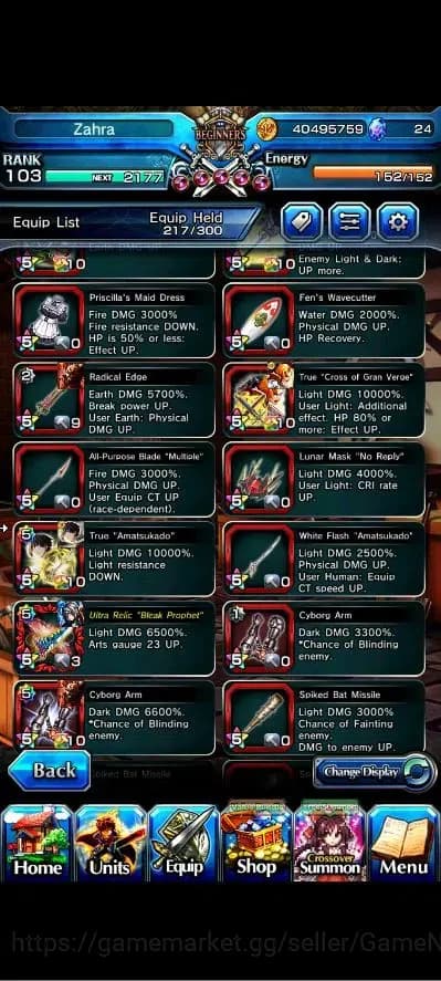 Grand Summoners Accounts Global|Rank 103|1 Sp Art|25 Ascend+11 TW|[Inumuta, image 15
