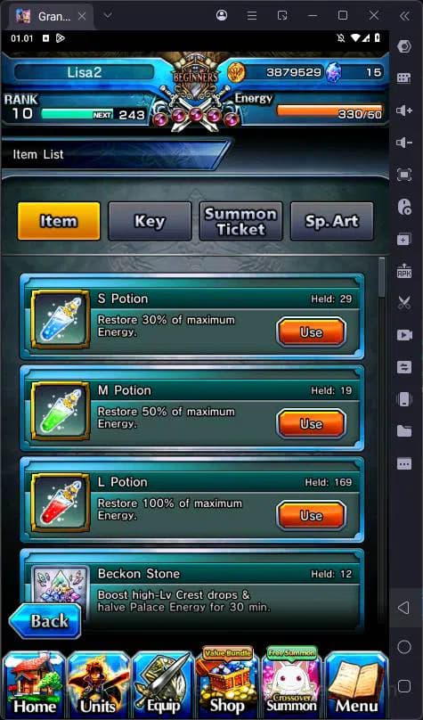 Grand Summoners Accounts Global | Ascend 5| Inumata TW, Chloe, Fen, Summer image 4