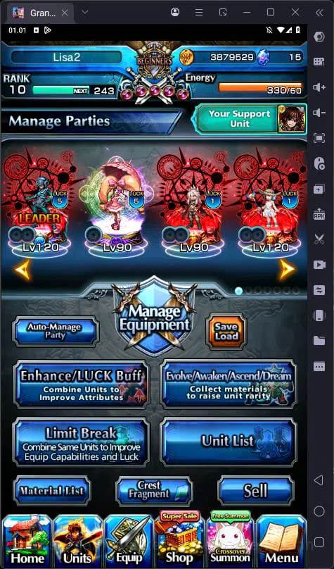 Grand Summoners Accounts Global | Ascend 5| Inumata TW, Chloe, Fen, Summer image 5