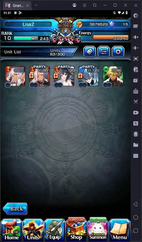 Grand Summoners Accounts Global | Ascend 5| Inumata TW, Chloe, Fen, Summer image 6