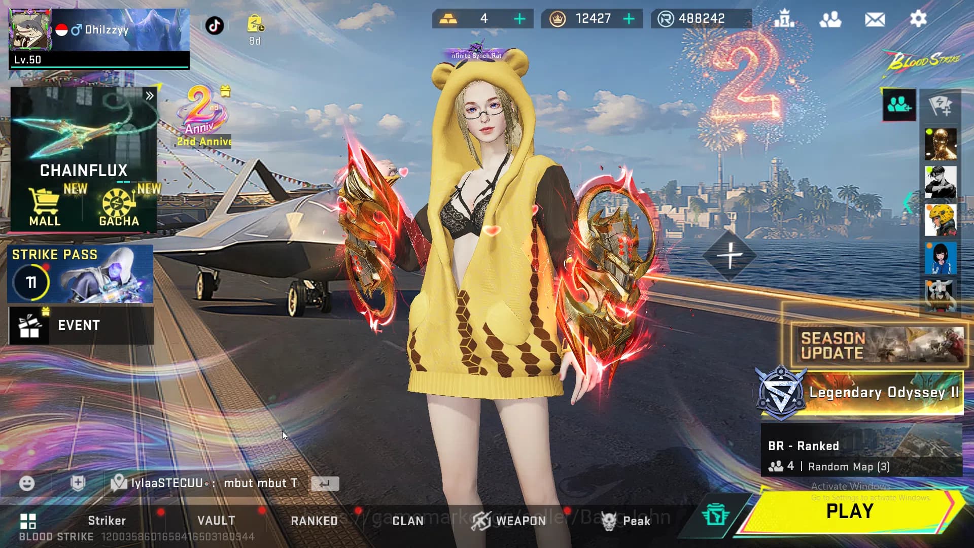 Blood Strike Accounts ASIA | 4 Evo Weapons | 8 Collab Skins | 25 Eternal image 1
