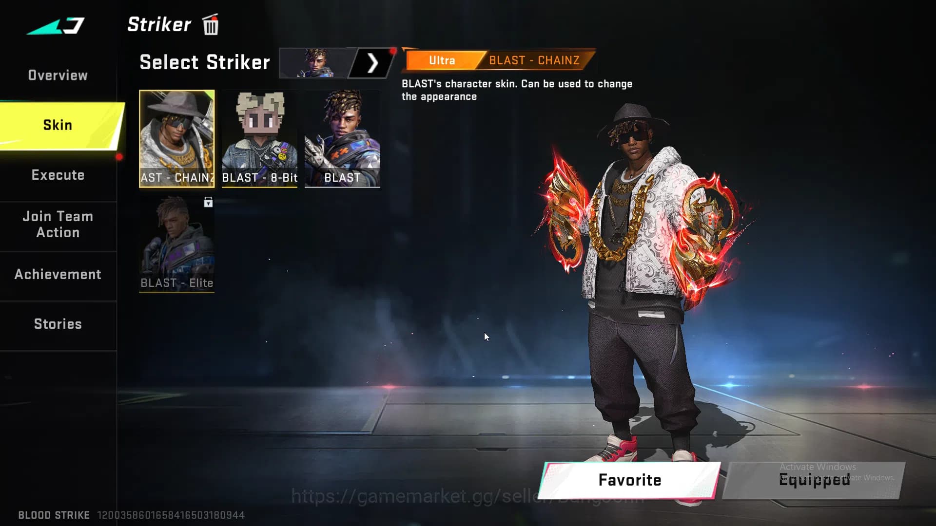 Blood Strike Accounts ASIA | 4 Evo Weapons | 8 Collab Skins | 25 Eternal image 15