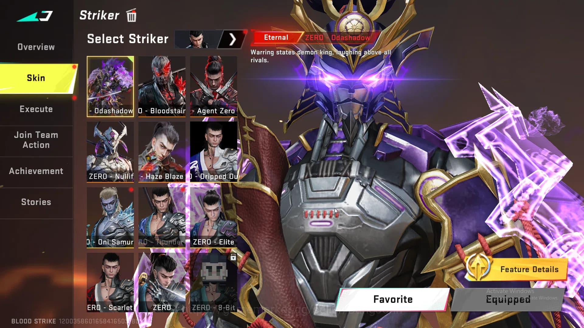 Blood Strike Accounts ASIA | 4 Evo Weapons | 8 Collab Skins | 25 Eternal image 19
