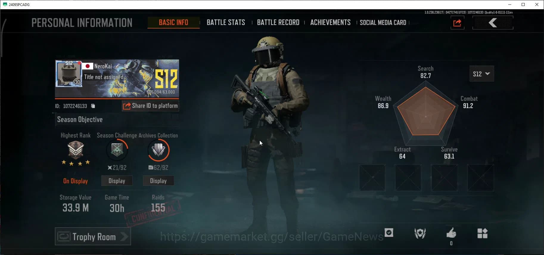 Arena Breakout Accounts MOBILE Lv30|SV 33,9M|CV 21M|Highland Set|SS AKM,DS image 12