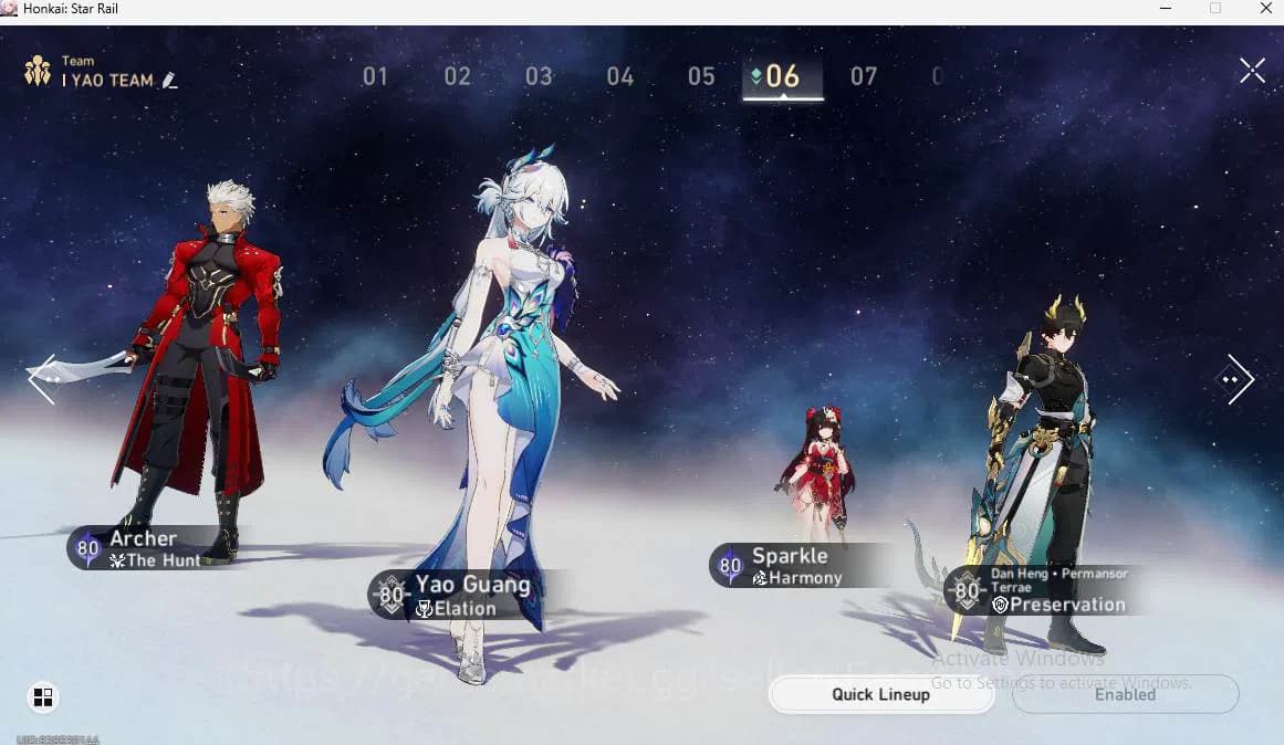 Honkai Star Rail Accounts ASIA|TL 70|Archer Prem Team|17 limit|LC Sign(Arche image 7