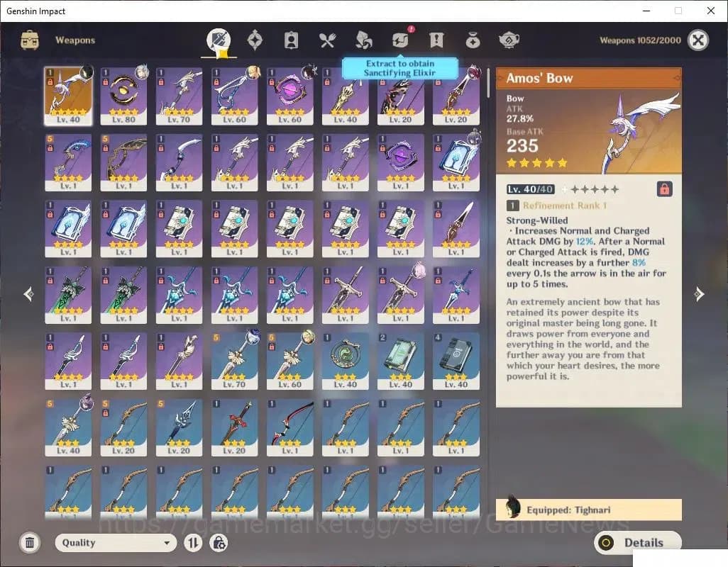 Genshin Impact Accounts Asia |AR 50|5 Limited +1(*5WEp)|Columbina,Neuville image 5