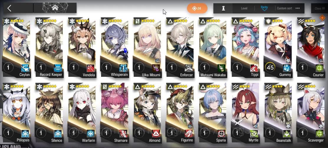 Arknights Accounts Lv 50|133 Operators+7 Outfits|2 Limited|[Exusiai t image 7