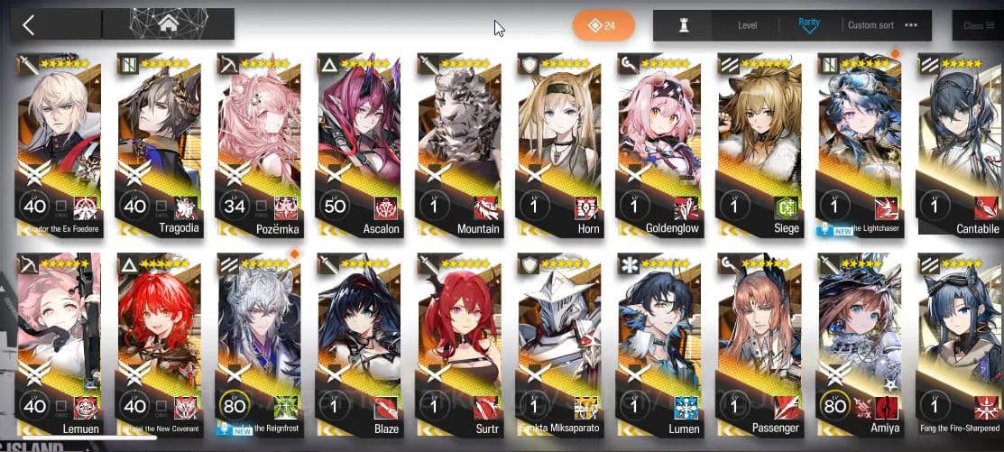 Arknights Accounts Lv 50|133 Operators+7 Outfits|2 Limited|[Exusiai t image 9