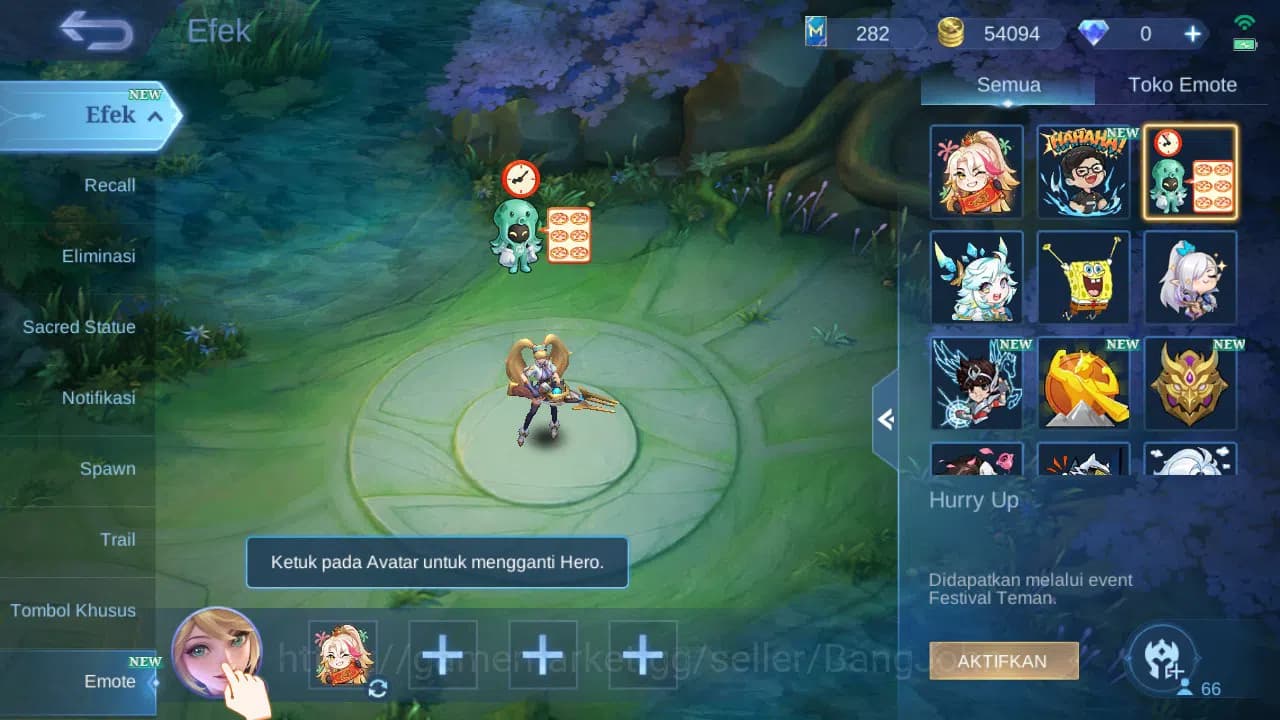 Mobile Legends: Bang Bang Accounts GLOBAL Hero 66 Skin 92 | Dtamer Valir Kimmy | Epic image 10