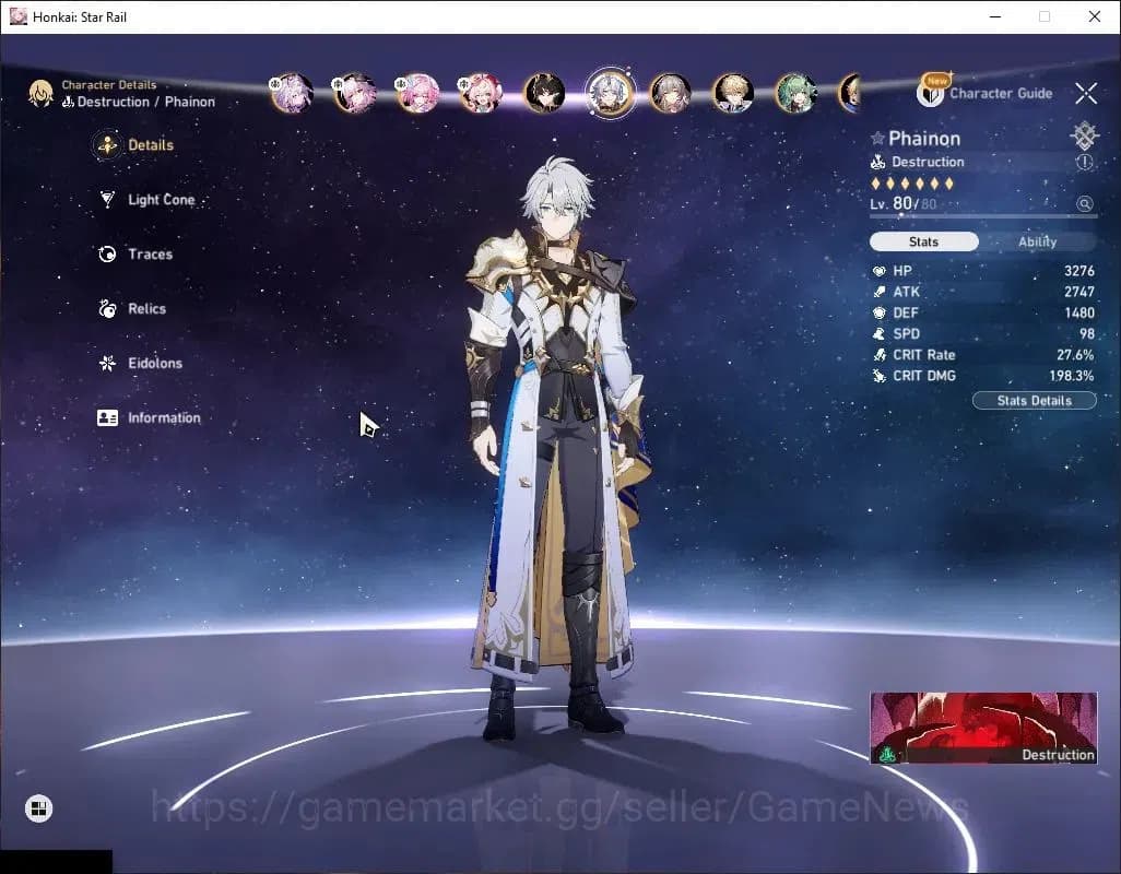 Honkai Star Rail Accounts Asia|TL 69|Casto Prem Team|13 Limited|[Castorice E image 19