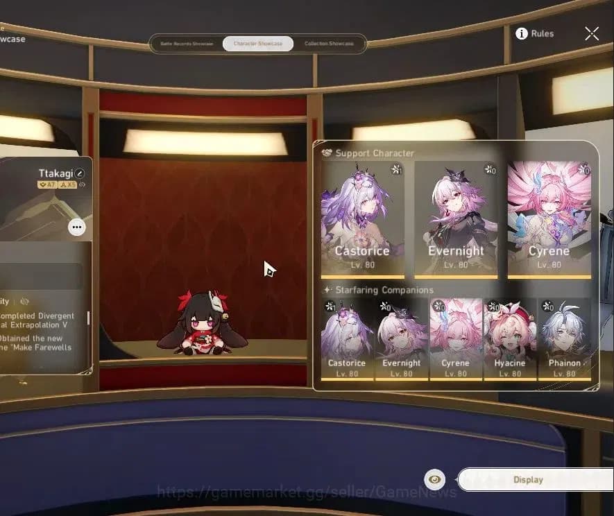 Honkai Star Rail Accounts Asia|TL 69|Casto Prem Team|13 Limited|[Castorice E image 3