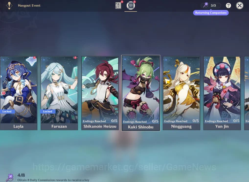 Genshin Impact Accounts ASIA|AR57|8 Limited +4(*5Weapon)|Mavuika,Arlecchin image 15