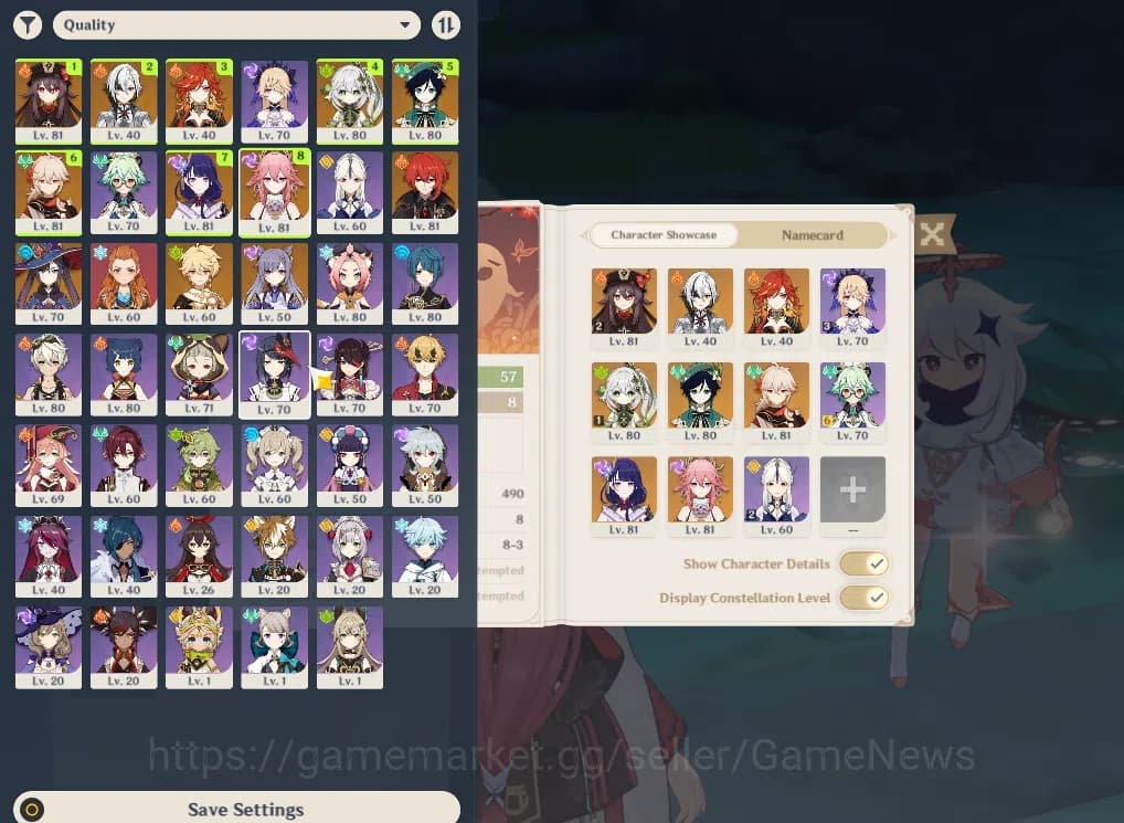 Genshin Impact Accounts ASIA|AR57|8 Limited +4(*5Weapon)|Mavuika,Arlecchin image 3