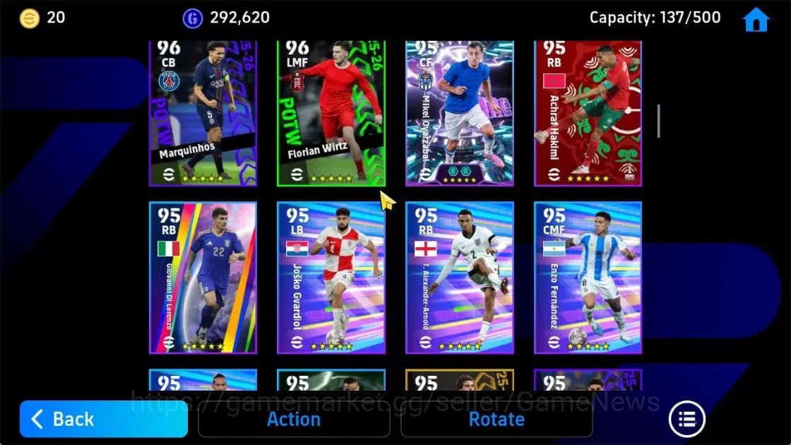 eFootball Accounts Android|Neymar Jr(Blitz Curler), Messi, Mbappe, Xa image 15