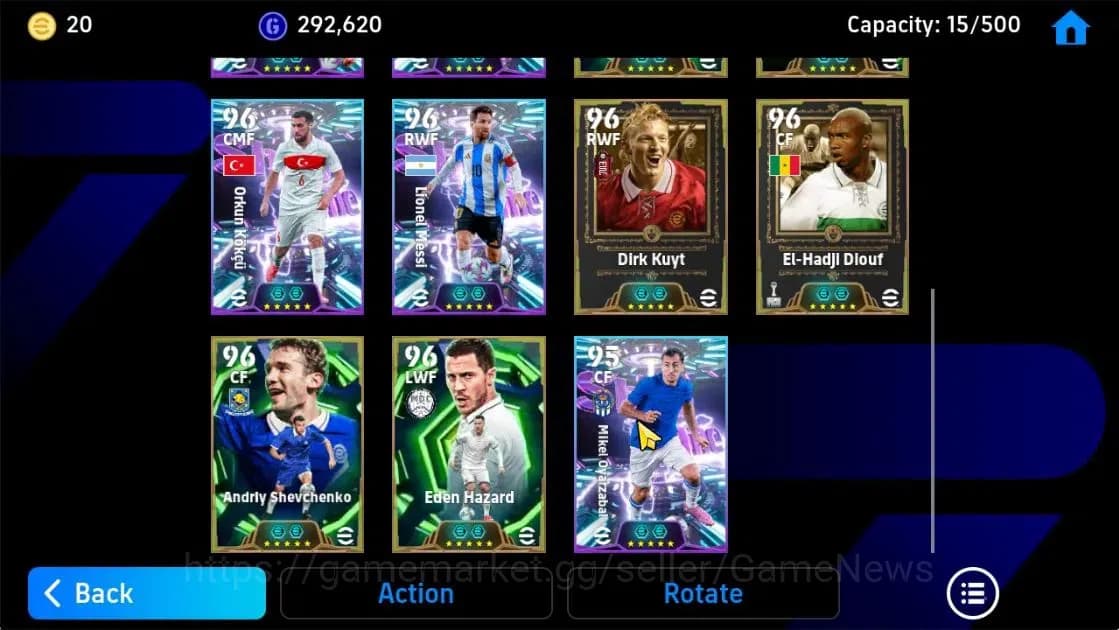 eFootball Accounts Android|Neymar Jr(Blitz Curler), Messi, Mbappe, Xa image 6