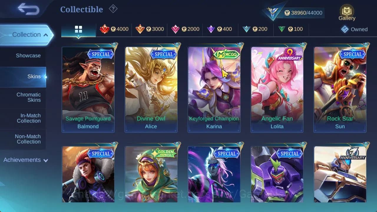 Mobile Legends: Bang Bang Accounts Hero 132|Skin 191|High Glory 65|CC Natalia,LB[Hari image 17