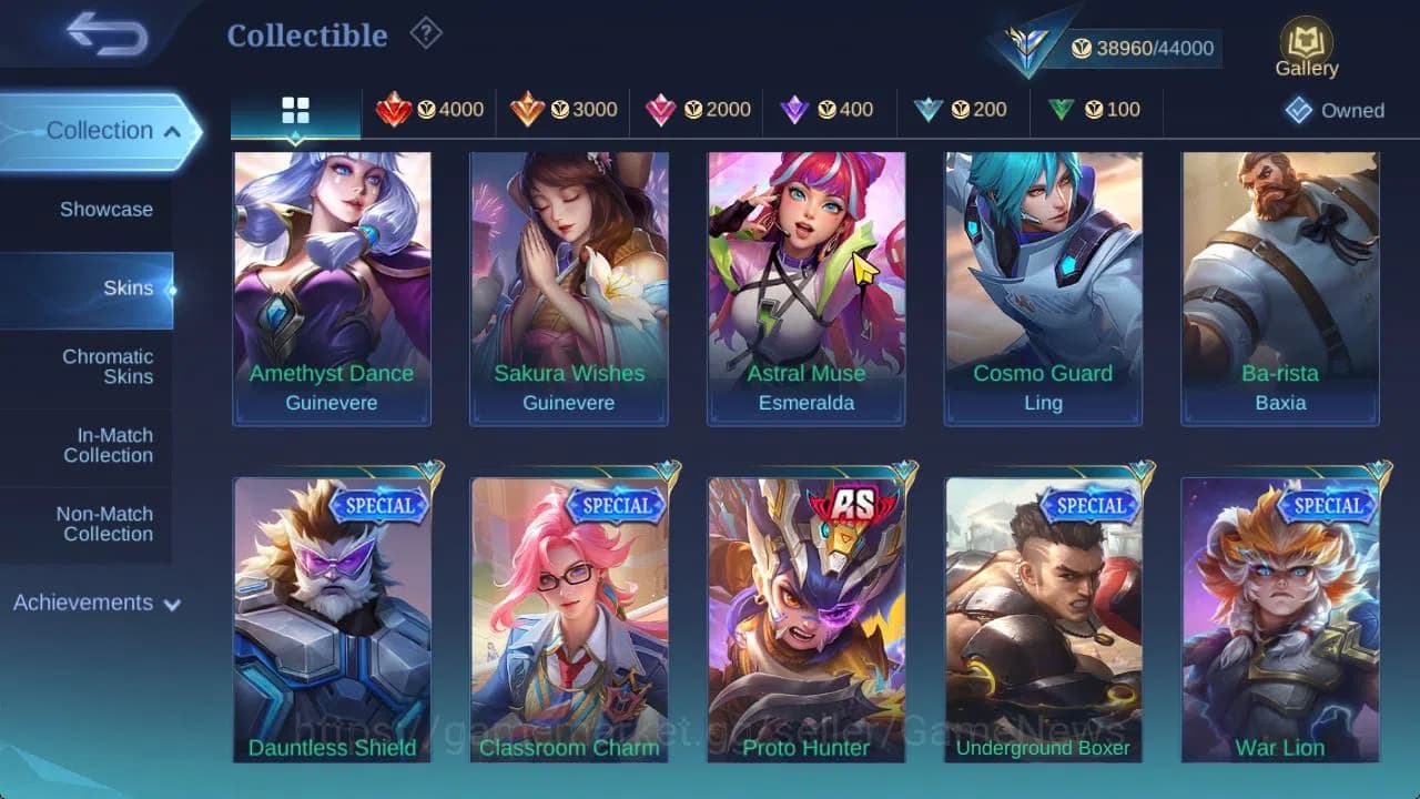 Mobile Legends: Bang Bang Accounts Hero 132|Skin 191|High Glory 65|CC Natalia,LB[Hari image 20