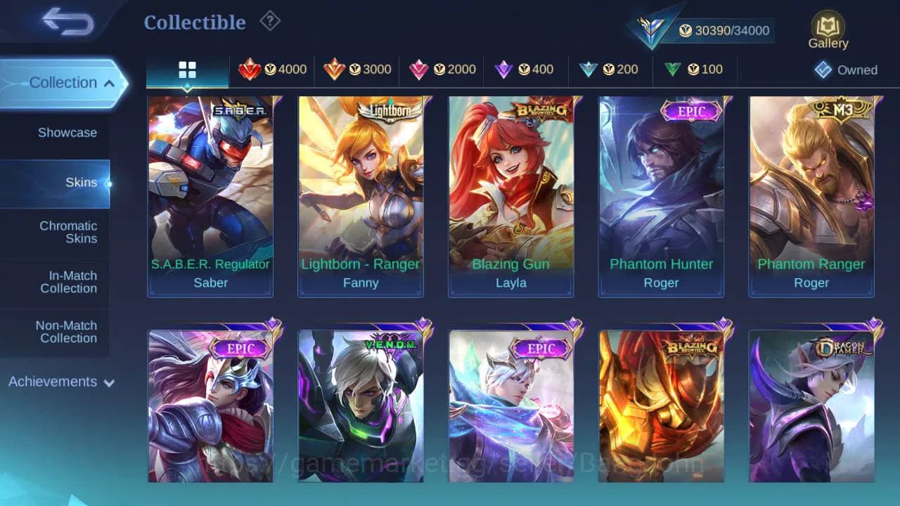 Mobile Legends: Bang Bang Accounts Global, Skin 135, Hero 98|KOF Chou,LB martis,M3 ro image 10