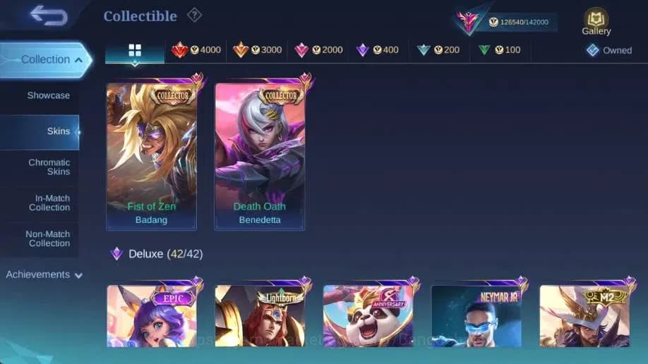 Mobile Legends: Bang Bang Accounts Global|Hero 132 Skin 361|Exalted|Legend Miya+Franc image 13