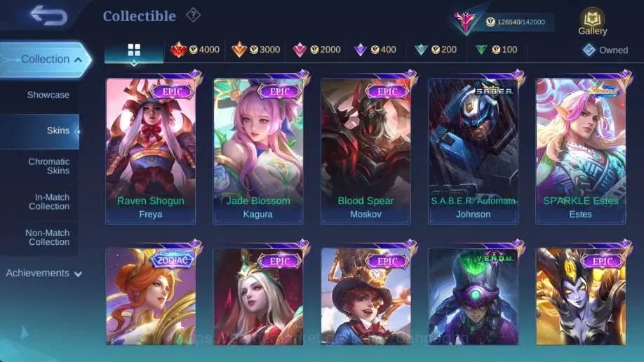 Mobile Legends: Bang Bang Accounts Global|Hero 132 Skin 361|Exalted|Legend Miya+Franc image 15