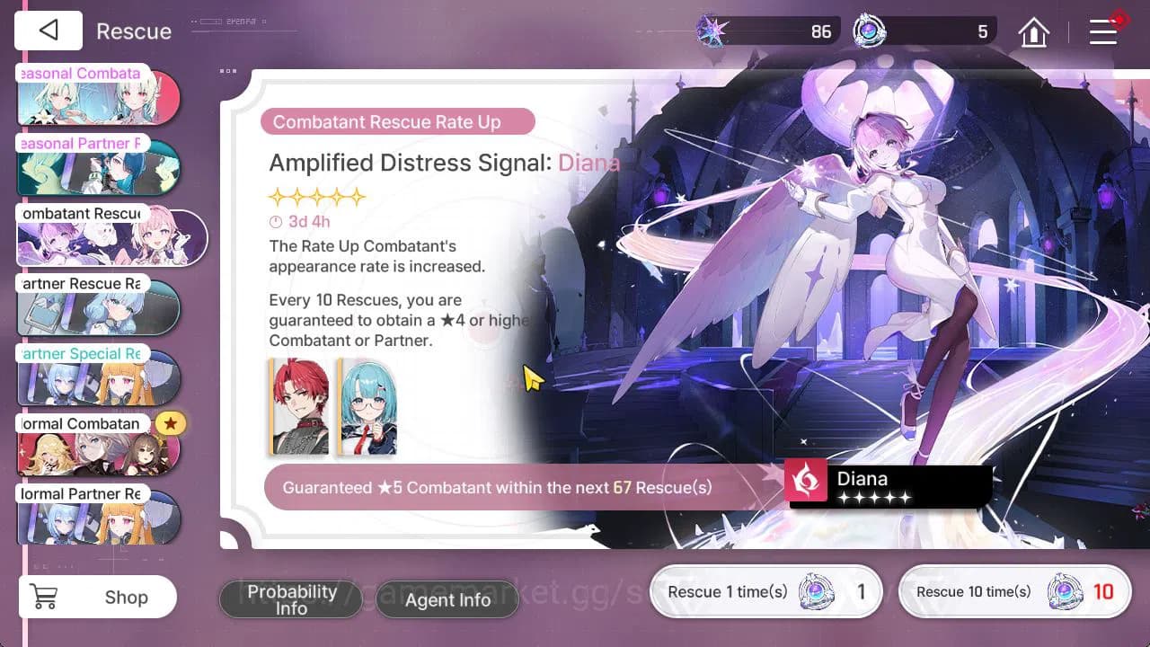 Chaos Zero Nightmare Accounts GLOBAL Lv44|5 SSR[Heidemarie+Sign,Rita,Nine,Tipher image 5