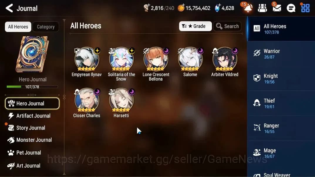 Epic Seven Accounts GLOBAL Unverif|NewEra|7 ML(Salome,EIlynav,HArsetti image 4