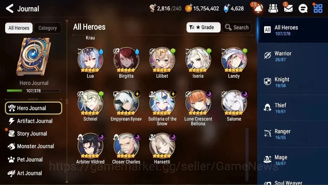 Epic Seven Accounts GLOBAL Unverif|NewEra|7 ML(Salome,EIlynav,HArsetti image 6