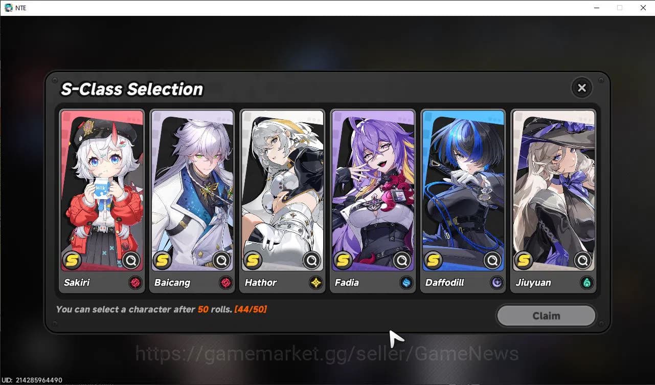 Neverness to Everness Accounts GLOBAL SEA Lvl 3 | 1 SSR Limited Nanally + 5 SR [S image 4