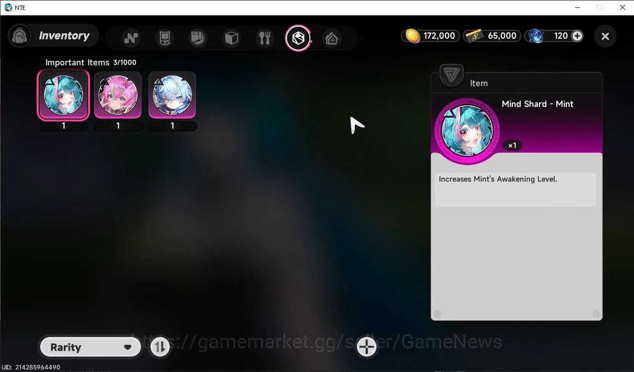 Neverness to Everness Accounts GLOBAL SEA Lvl 3 | 1 SSR Limited Nanally + 5 SR [S image 7