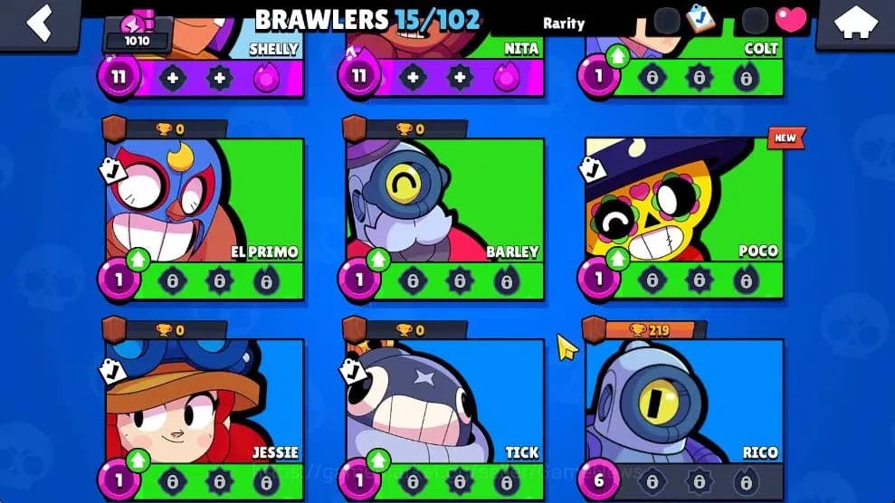 Brawl Stars Accounts 1010 Trophy|15 Brawlers 3 Max Lv [Penny,Nita,Shell image 6