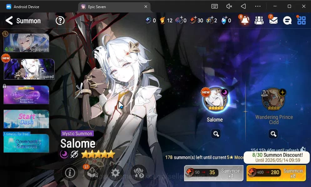 Epic Seven Accounts GLOBAL UNVERIF|New Era+MoR Lv6|2 ML(BArunka,Urban image 12