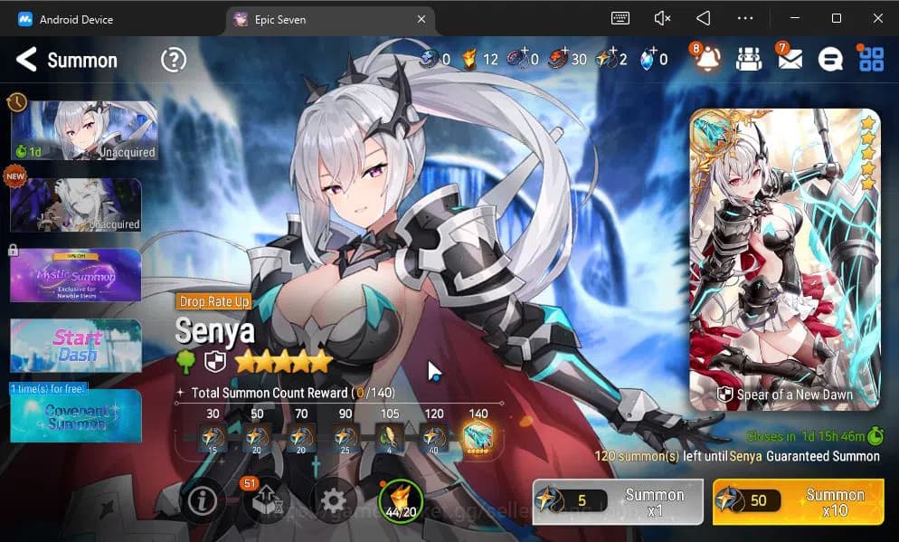 Epic Seven Accounts GLOBAL UNVERIF|New Era+MoR Lv6|2 ML(BArunka,Urban image 13